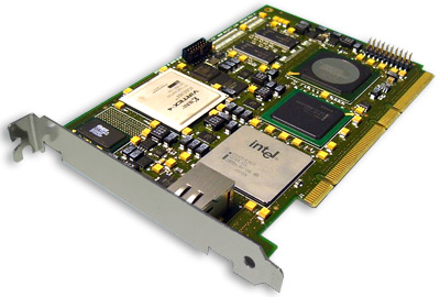 Intel IXP465 
 based PCI-64 Board.